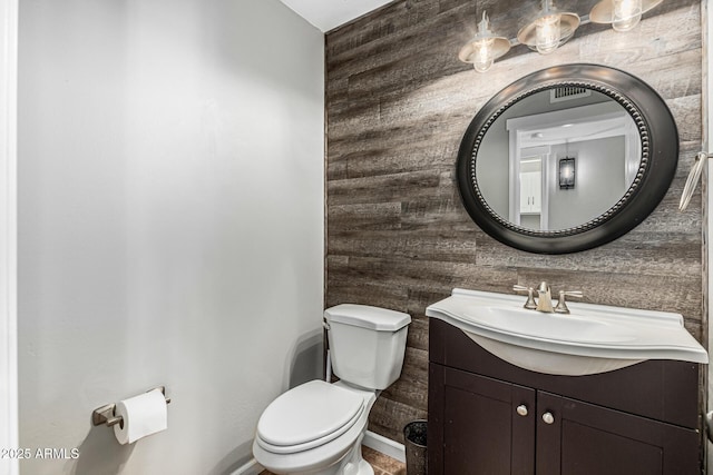 18820 N 33rd Ave, Phoenix, AZ 85027 - bathroom with vanity and wood walls