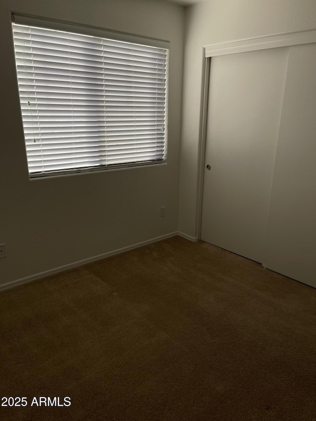 spare room with carpet floors