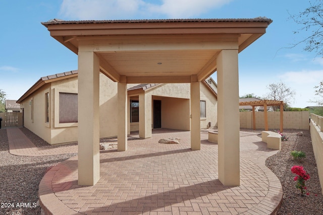 view of patio