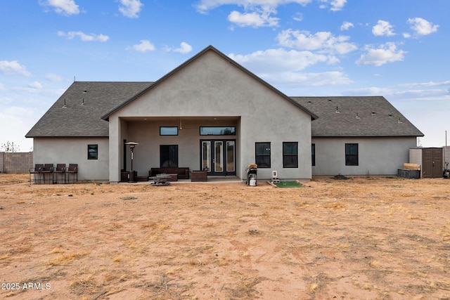 rear view of house featuring a patio area