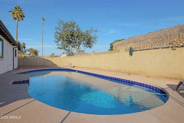 view of pool