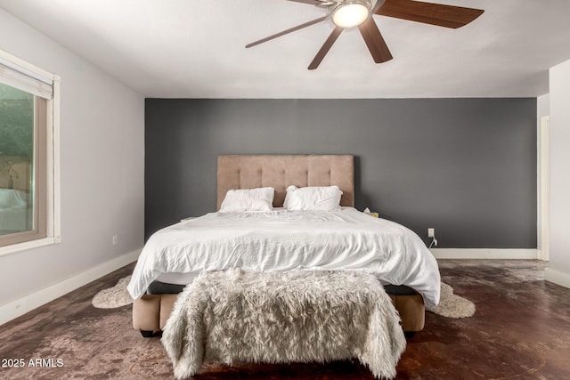 634 W Aviary Way, Gilbert, AZ 85233 - bedroom featuring baseboards and a ceiling fan