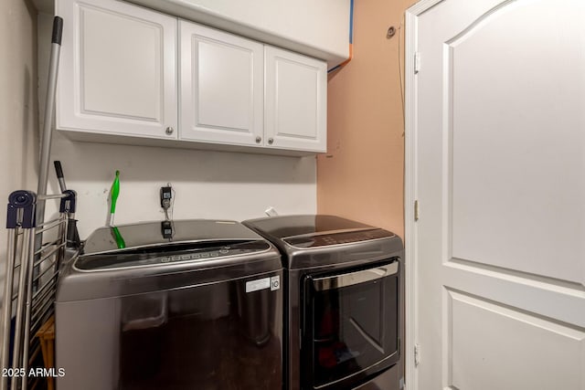 634 W Aviary Way, Gilbert, AZ 85233 - clothes washing area with independent washer and dryer and cabinet space