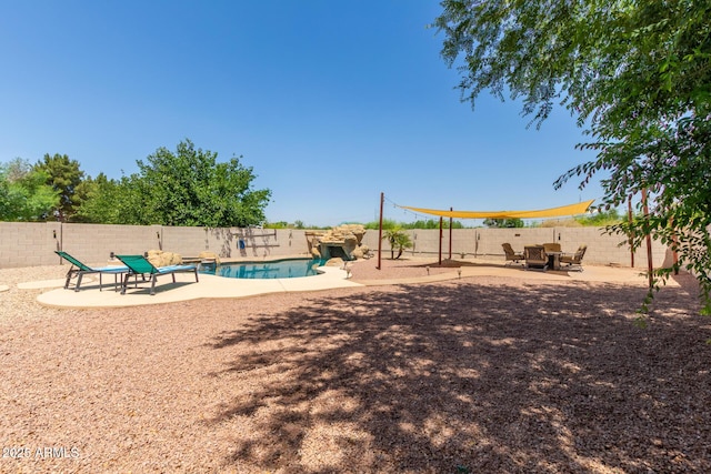 634 W Aviary Way, Gilbert, AZ 85233 - view of swimming pool with a patio area and a fenced backyard