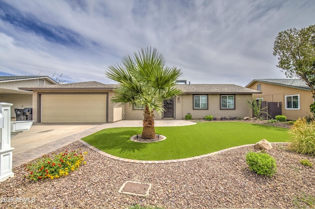 8523 W Whitton Ave, Phoenix, AZ 85037 - ranch-style home featuring driveway, a garage, and stucco siding