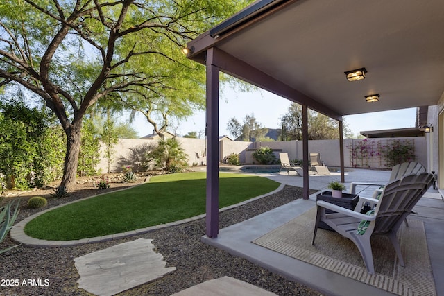 view of patio