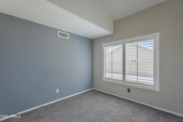 2340 W Myrtle Dr, Chandler, AZ 85248 - unfurnished room with vaulted ceiling and carpet