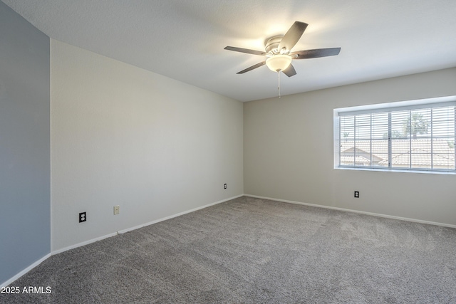 2340 W Myrtle Dr, Chandler, AZ 85248 - carpeted spare room featuring a ceiling fan and baseboards