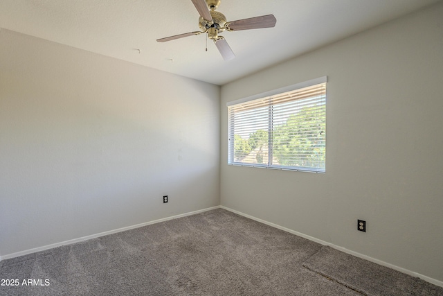 2340 W Myrtle Dr, Chandler, AZ 85248 - carpeted empty room featuring baseboards and ceiling fan