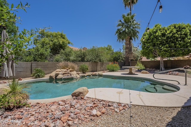 2340 W Myrtle Dr, Chandler, AZ 85248 - view of pool with a fenced backyard and a patio
