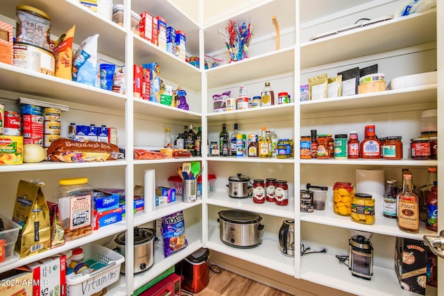 view of pantry