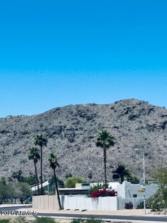 view of mountain feature