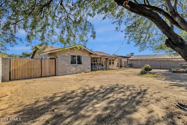 view of back of house