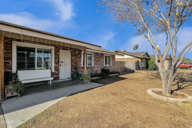 view of ranch-style house