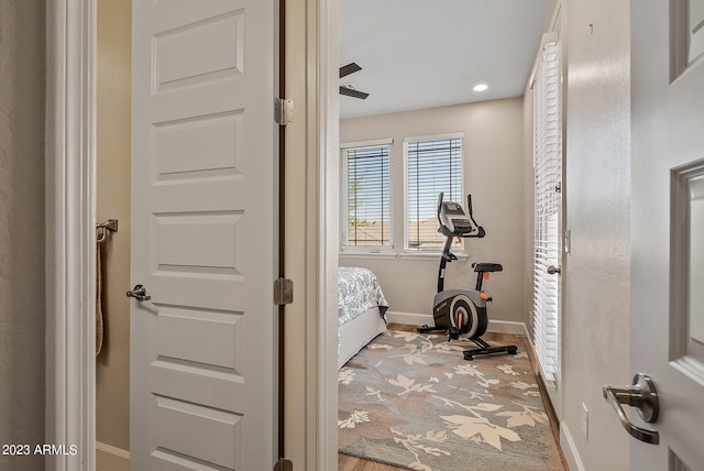 14655 W Pasadena Ave, Litchfield Park, AZ 85340 - workout room with recessed lighting and baseboards