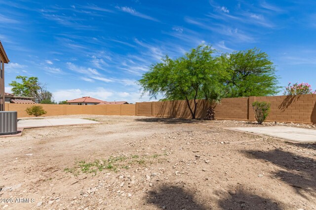 304 E Beth Dr, Phoenix, AZ 85042 - fenced backyard with central air condition unit and a patio