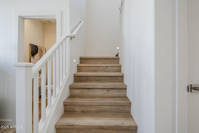 644 N Vine St, Chandler, AZ 85225 - staircase featuring wood finished floors