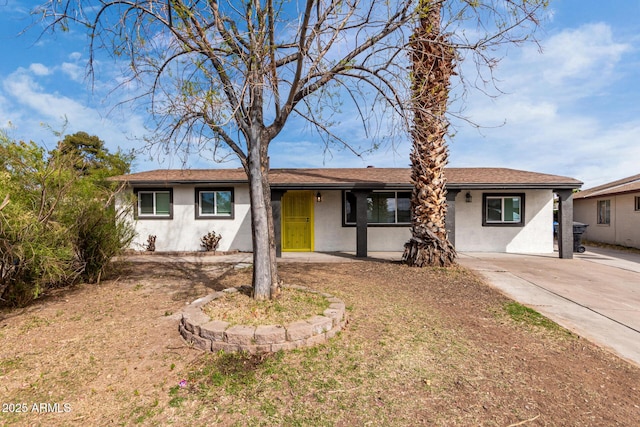 view of ranch-style house