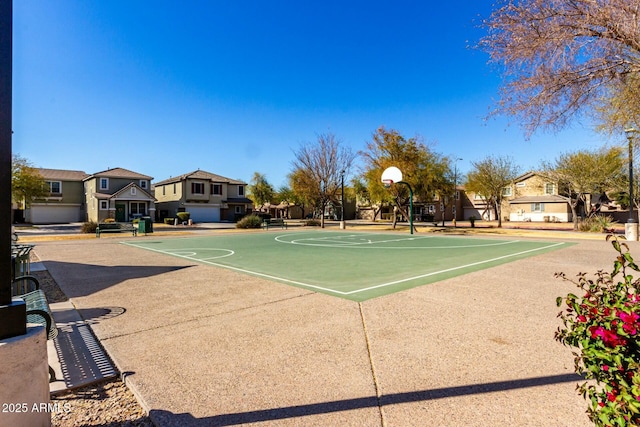 view of sport court