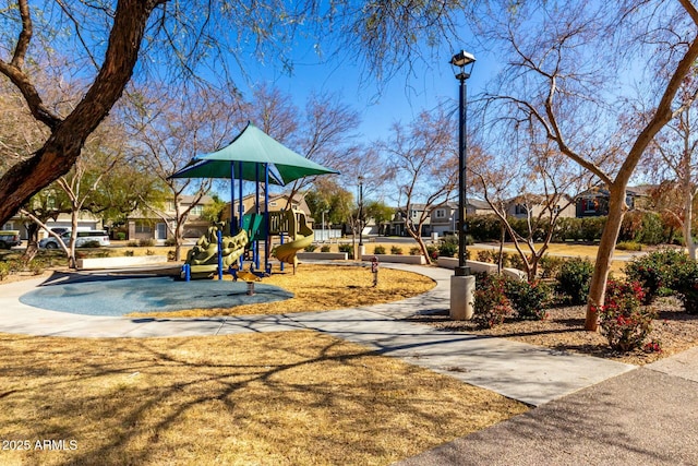 view of play area