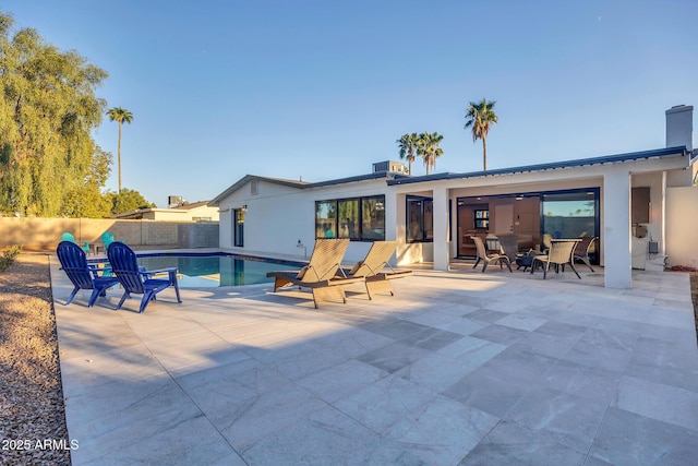 4910 E Shaw Butte Dr, Scottsdale, AZ 85254 - view of swimming pool with a patio and a fenced backyard