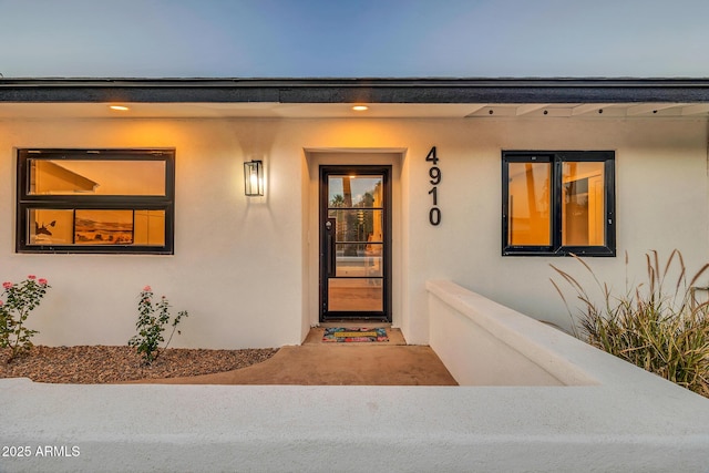 4910 E Shaw Butte Dr, Scottsdale, AZ 85254 - entrance to property with stucco siding
