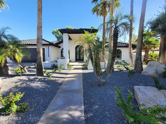 7724 E Charter Oak Rd, Scottsdale, AZ 85260 - mediterranean / spanish home with a tiled roof