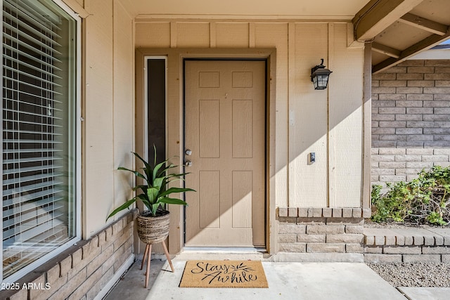 view of property entrance