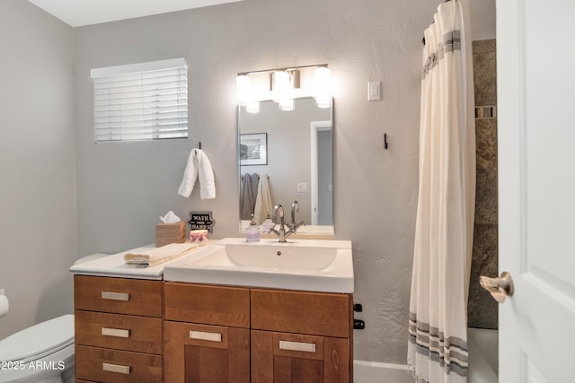 5971 E Orange Blossom Ln, Phoenix, AZ 85018 - bathroom with vanity and toilet