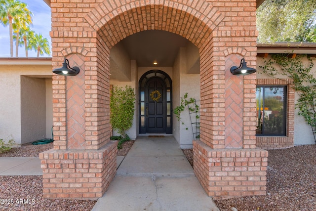 view of entrance to property