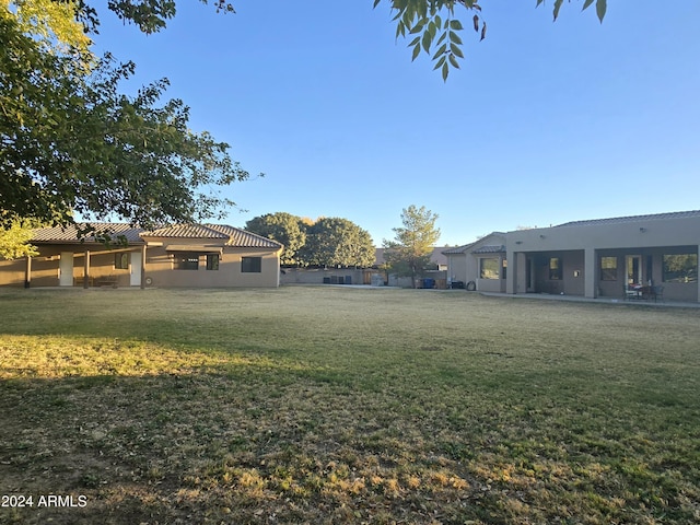 view of yard