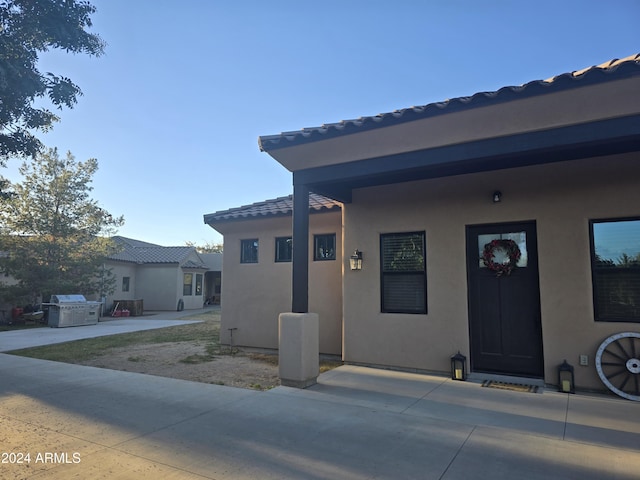 view of front of home