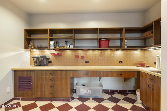 kitchen featuring backsplash