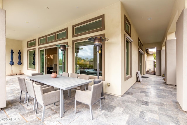 view of patio / terrace featuring outdoor dining area