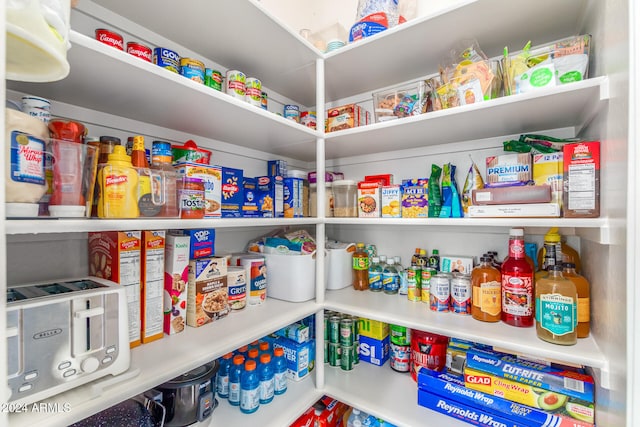 view of pantry