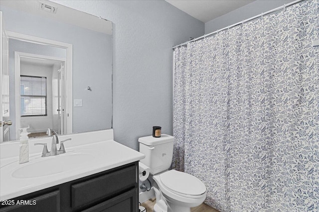 5026 S 235th Dr, Buckeye, AZ 85326 - bathroom featuring vanity and curtained shower