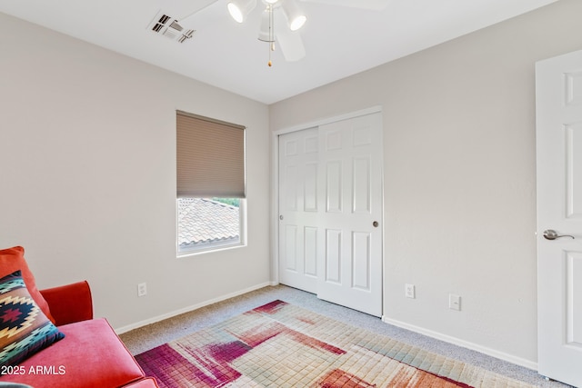 4976 E Thunderbird Dr, Chandler, AZ 85249 - unfurnished room with light carpet, a ceiling fan, and baseboards