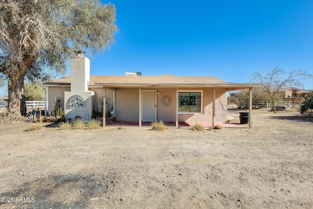 view of back of property