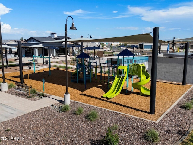 view of community playground