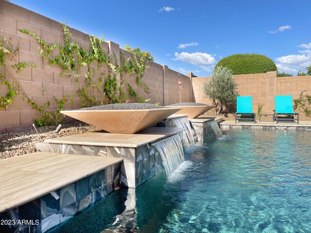 2308 E Dry Wood Rd, Phoenix, AZ 85024 - view of swimming pool with a fenced backyard