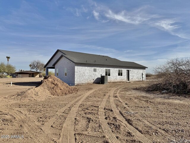 view of rear view of property