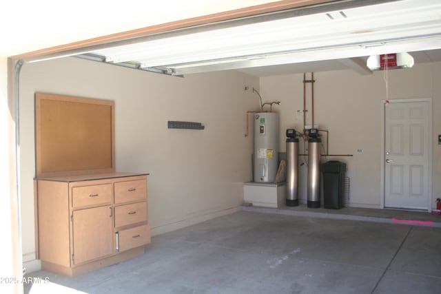 15387 W Columbine Dr, Surprise, AZ 85379 - garage featuring water heater and a garage door opener