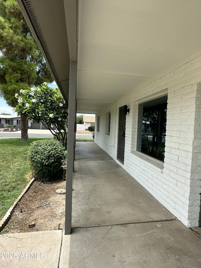 view of patio