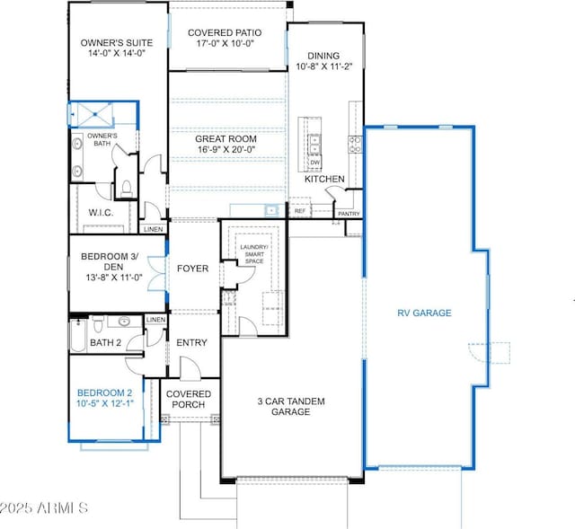 4114 Copperhead Dr, Wickenburg, AZ 85390 - floor plan / room layout