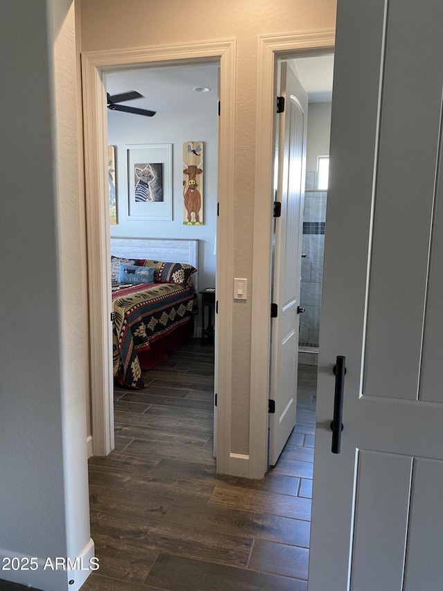4114 Copperhead Dr, Wickenburg, AZ 85390 - corridor featuring dark wood-style flooring