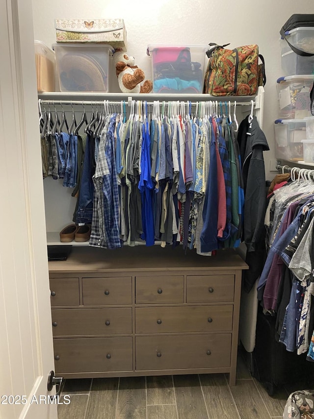 4114 Copperhead Dr, Wickenburg, AZ 85390 - spacious closet with wood tiled floors
