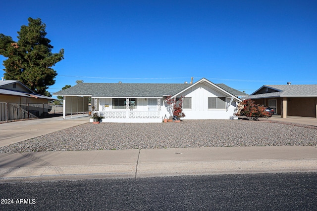 view of front of house featuring covered porch