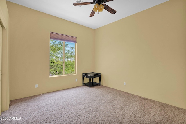 6310 E Dove Valley Rd, Cave Creek, AZ 85331 - empty room featuring carpet flooring and a ceiling fan