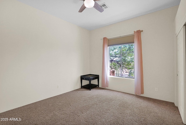 6310 E Dove Valley Rd, Cave Creek, AZ 85331 - empty room featuring carpet floors and a ceiling fan