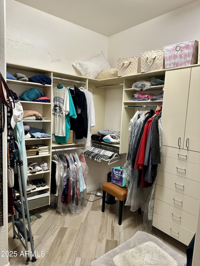 562 E Vesper Trl, Queen Creek, AZ 85140 - walk in closet featuring wood finished floors